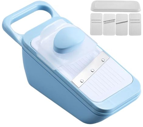 Wimnqie Trancheuse alimentaire | Hélicoptère multifonction en grille de pommes de terre - Gain de temps - Râpe à fromage domestique avec poignée antidérapante pour la préparation de la salade