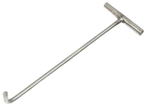 LIUZIKUN Gancio per tombino, Gancio per attrezzo di Sollevamento, Gancio di Sollevamento per impieghi gravosi, Gancio per attrezzo in Acciaio per Scarico di tombini per traslochi