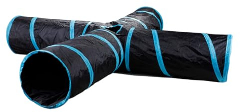 HIAKDOFT Tunnel per Animali Domestici Pieghevole con Gioco Sonoro Tunnel per Cani Porcellini d Materiale Resistente e Salubre Include per Trasporto