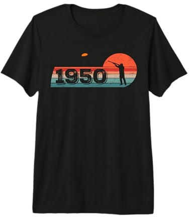 Jahrgang 1950 Tontauben Geburtstagsshirts Tontaubenschießen Premium T-Shirt