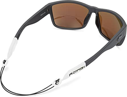 Pilotfish No Tail Adjustable Eyewear Retainer Cable Strap: Sunglasses, Eyeglasses, Glasses (16 Inch, Panda)