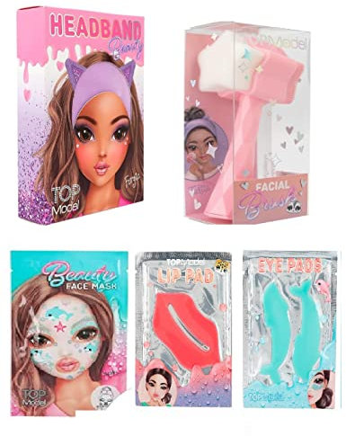 UDC - Set 1 Kopfband + 1 Gesichtsbürste + 1 Lippenpad + 1 Eye-Pads + 1 Gesichtsmaske