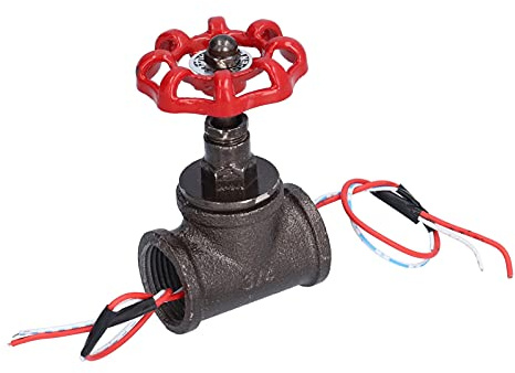 Interruttore Luce Vintage - Valvola di Arresto Rotante 3/4in con Cavo Elettrico per Lampade Steampunk e da Tavolo
