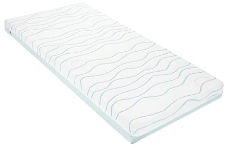 Babymoov Cosy'Lite ergonomisk babymadrass 60 x 120 cm, optimal komfort och stöd för ryggrad och rund huvud-skum med hög densitet 10 cm - tillverkad i Portugal - avtagbart överdrag - Oeko-Tex