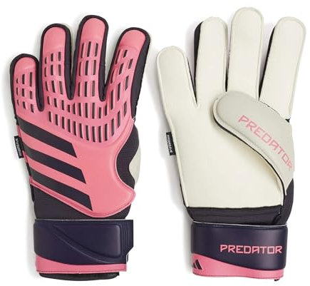 Adidas Unisex Match Fingersave Goalie Gloves, Turbo/Aurora Black/Turbo, 10