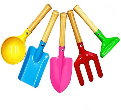 Gardening Tools Trowel, Rake, Shovel, Spoon, Fork for Gardening Tools Best Outdoor Easter Gift