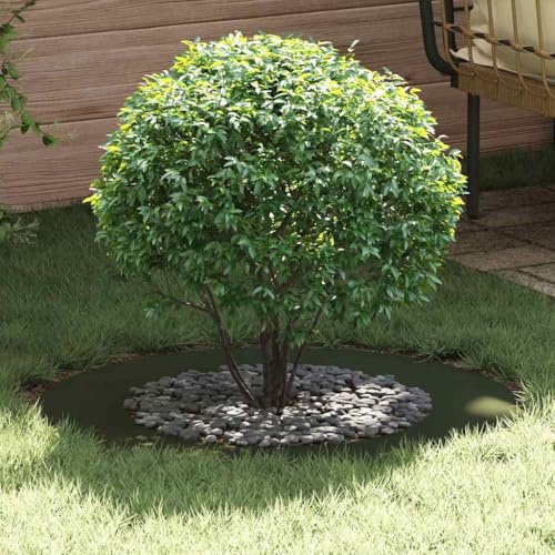 Générique Anneau d'arbre Plat Vert Olive Ø50 / 80 cm Acier,Jardinage, Pots & Cache-Pots,873696