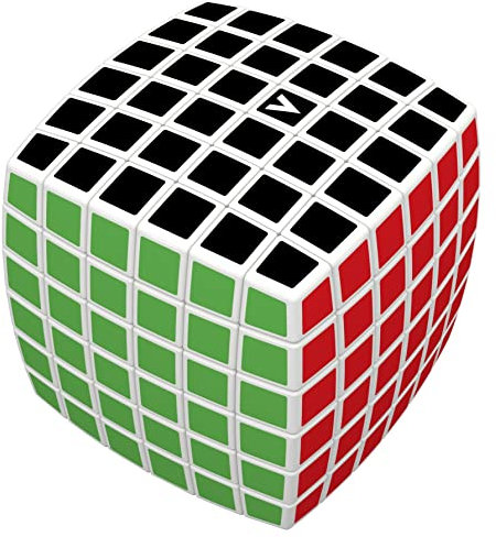 V-CUBE 6 x 6 White Pillow, Professional, Fast, and Smooth, Speed Cube, Puzzle, Fidget Toy