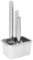 vidaXL Gartenbrunnen mit LED Beleuchtung Säulenbrunnen Springbrunnen Garten Deko Brunnen Zierbrunnen Wasserspiel Silbern 48x34x88cm Edelstahl