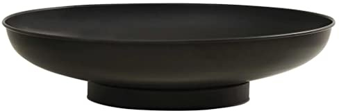 vidaXL Brasero Chimenea Fogata Calentador de Patio Horno Cuenco de Fuego Hornillo Jardín Parrilla Rejilla de Cocinado de Acero 80 cm