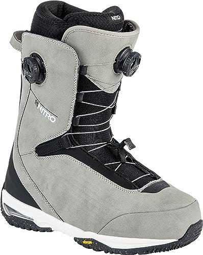 Nitro Herren Chase Dual Boa, All Mountain Freeride Freestyle Premium Boot Snowboardboot, Stone, MP 33.0 // EU 49 1/3 // US 15
