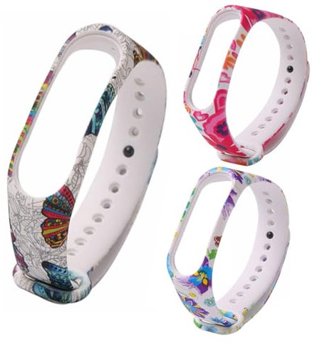Panda Bobo For Radley London Series 1 Smart Activity Tracker Watch Strap Band Replacement (Pack B - 3 straps)