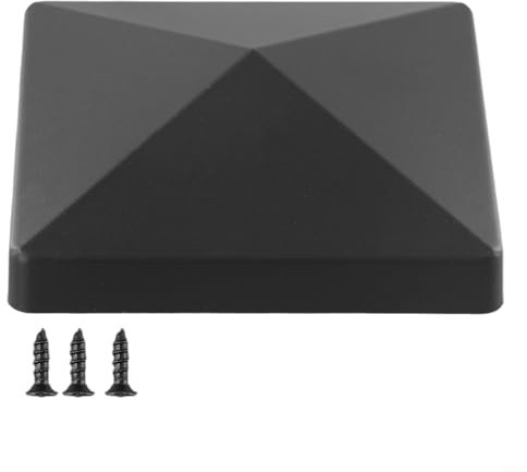 10 x 10,2 cm, in plastica ABS resistente alle intemperie, migliora l'estetica della recinzione (1 pezzo)