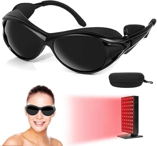 agctrler Gafas de protección infrarrojas, IPL 200 – 2000 nm UV, gafas de solarium, gafas de protección láser para terapia de luz roja, depilación, láser cosmetología, solarium