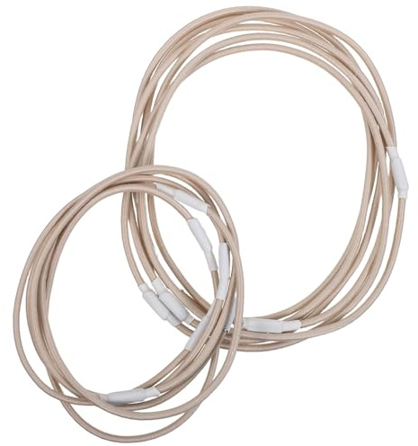DOITOOL 12 Elastici Antivibrazione per Microfono in Gomma Resistente, Anelli di Ricambio per Supporto Antiurto, Fasce Elastiche Compatibili per Studio, Registrazioni e Podcasting