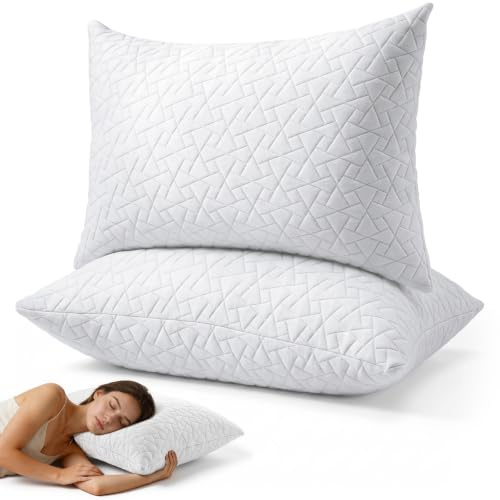 A-Pce Memory Foam Kissen 2er Set für alle Schläfer, 76x51 cm