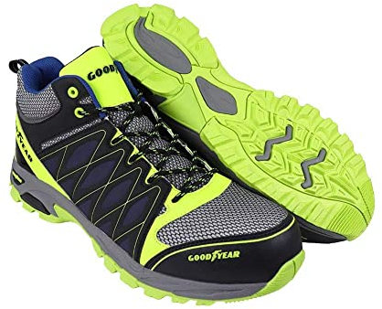 Goodyear Herren Metallfreie Arbeitssicherheit Trainer Mit Non Metallic Stoffkappe S1p / Sra Hro Sicherheitsstiefel, Mehrfarbig, 42 EU