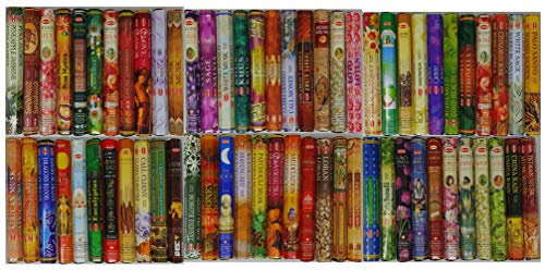 Hem Lot de 12 boîtes d'encens 20 bâtons chacun – 240 bâtons – 240 g – 45 minutes de combustion