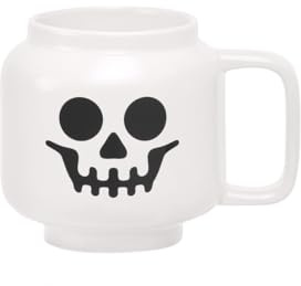 Lego - Taza de cerámica grande - Esqueleto - 530 ml | Taza perfecta para hombres, tazas para niños y mujeres, taza divertida y única para todas las edades, apta para lavavajillas