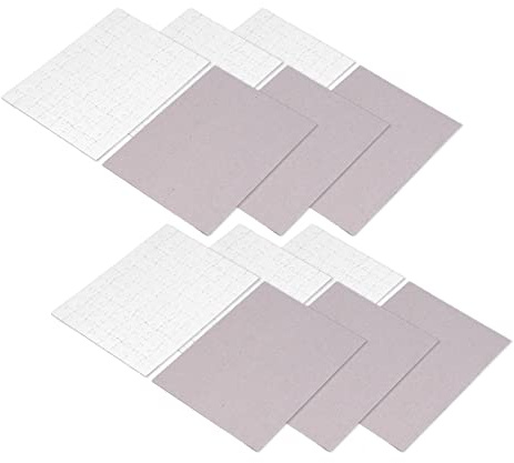 6 Pcs Jigsaw Puzzle Blanc, 80 Pièces Jigsaw Puzzle Blanc Personnaliser et Peindre Puzzle Vierge avec Finition Brillante pour Enfants Bricolage Arts Artisanat Fête Livre d'or