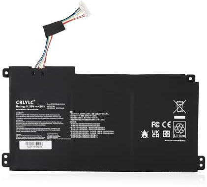 CRLYLC B31N1912 C31N1912 Batteria per laptop Asus VivoBook Go 14 15 E410KA E410MA E510KA E510MA L410MA L510MA F414MA R522MA E410KA-EK037WS E410KA-EK037TS E410MA-BV1312WS E510MA-EJ614 F414MA-EK1890WS