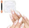 Allstarry White Pearl Chrom Nagel Pulver, Irisierendes Aurora Pulver Metallic Spiegel Effekt Glitter Pulver Pearlescent Eis Transparent Meerjungfrau Pigment Perle Glitter Staub für Nail Art Dekoration