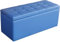 CATANK Brandschutz-Klappbank aus Leder zum Wechseln von Schuhen, Sofahocker, niedriger Hocker, Fußhocker für Wohnzimmer, Flur, 120 x 40 x 40 cm (Farbe: Blau)