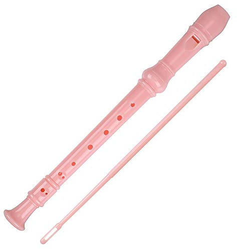 Flauto Dolce Soprano in Do Diteggiatura Tedesca Registratore Soprano 8 Fori per bambini Begainer con lo strumento di pulizia