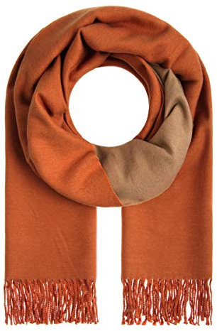 Majea Damenschal Winterschal Strickschal Damen Schal (880041) (orange 7)