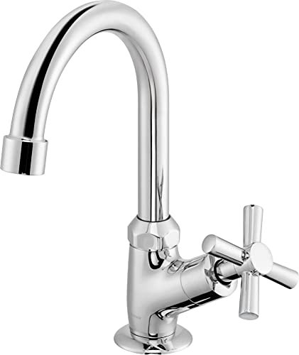 Kaltwasser Wasserhahn Kreuzgriff 024L Standventil Armatur Kaltwasserhahn Bad Gäste WC