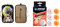Donic-Schildkröt Tischtennis-Set Persson 500, 2 Schläger mit Korkgriff, 3 Bälle, 788490 & Unisex Erwachsene Donic Tischtennisball 3-Stern Avantgarde,6 STK. im Blister, weiß / 3X orange, 608533