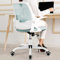 KERDOM Bürostuhl, Ergonomischer Schreibtischstuhl mit klappbarer Armlehnen, Mesh Computerstuhl Arbeitsstuhl Leichter Stuhl, 360° Drehstuhl 933 Mintgrün