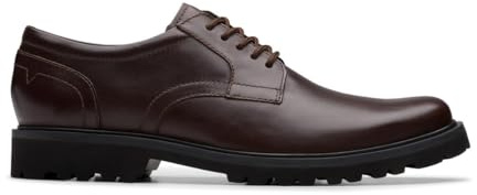 Clarks Berwick Lace - Zapatos de Piel para Hombre, Color Negro, Talla 10.5, Piel Negra, 45 EU
