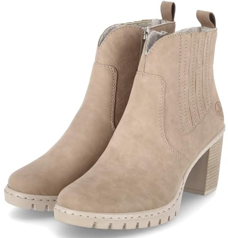 Rieker Y2571-20 Bottes à enfiler en synthétique pour femme Marron, marron, 36 EU