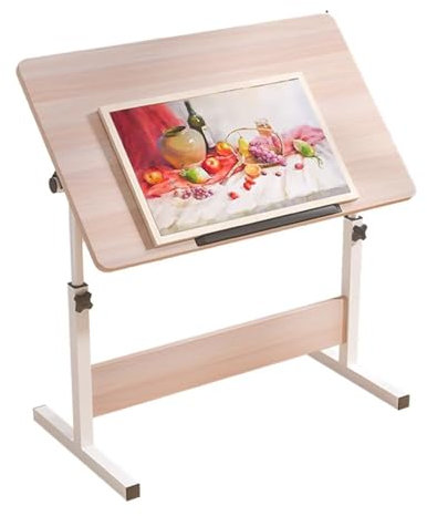 Mesa de arte plegable – Mesa de dibujo ajustable en altura, escritorio de oficina elevable, mesa de estudio, mesa de artista portátil, oficina, sofá, mesa de plano multifuncional