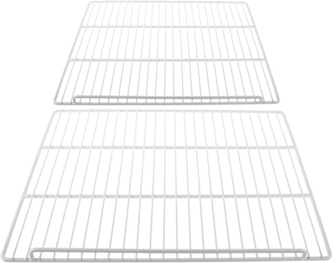 Anneome Étagères Métalliques de Réfrigérateur 2 Pcs Grille de Congélateur en Fil Métallique 45X35 CM Séparateur Latéral Panneau en Treillis pour Rangement Optimisé et Circulation D’Air