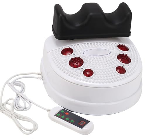 Fitness Blut-Chi-Maschine – Tragbares Fuß-Bein-Massagegerät mit Controller & 2 Modi, passives Aerobic-Trainingsgerät für Vitalität und Schüttelübungen