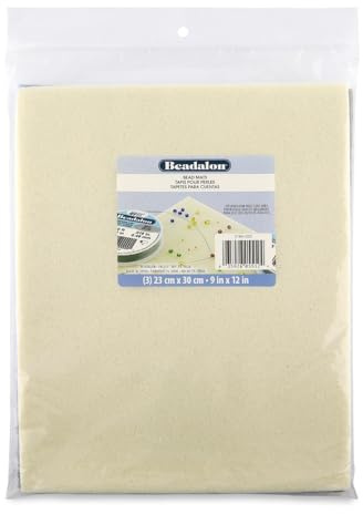 Beadalon 218H-020 Bead Mats, 3/Pkg, 9-Inch by 12-Inch
