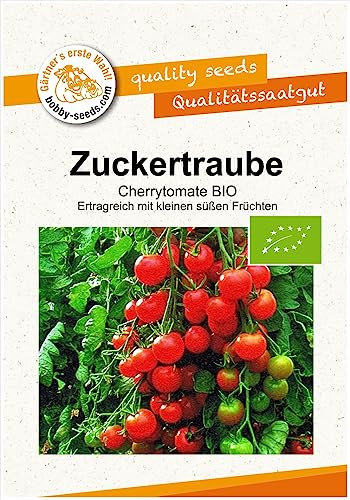 BIO-Tomatensamen Zuckertraube Cocktailtomate Portion Rot