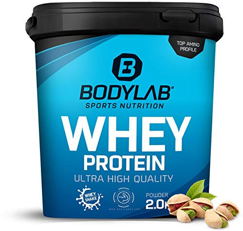 Bodylab24 Whey Protein Pulver, Pistazie, 2kg