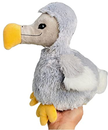 LuLezon 28 cm Réaliste Dodo Bird Peluche Oreiller Jouet Doux Moche - Big Birds Animaux en Peluche pour Enfants - Cadeaux et Décoration de la Maison