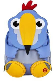 Affenzahn Amigo grande mochila infantil sostenible 3-5 años guardería 8L funcional y divertida Tucán - Lavanda