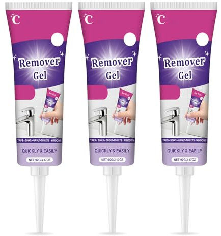 Remover Cleaning Gel,Powerful Household Cleaning Gel Penetrates All Surfaces, Deep Tile Gap & Bathroom and Kitchen Joint Cleane (3PCS)