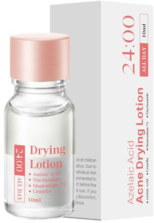 Loción de secado para el acné - Tratamiento de grano nocturno para la cara | Acné Spot Suero, removedor de imperfecciones y zit, reductor de enrojecimiento, limpiador de poros para adolescentes