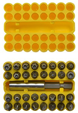 Blue Spot 14151 Security Screwdriver Bit Set (33 Pieces)