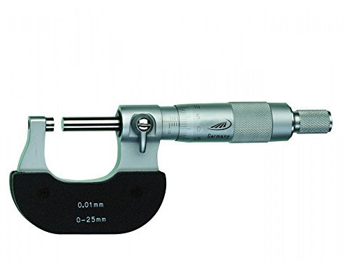 HELIOS-PREISSER 0800501 Bügelmessschraube 0-25mm Ablesung: 0.01mm DIN 863-1