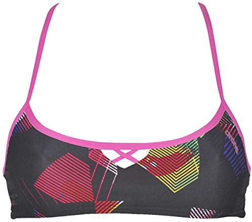 Arena Bandeau BE Parte Superior de Bikini, Mujer, Multicolor, L