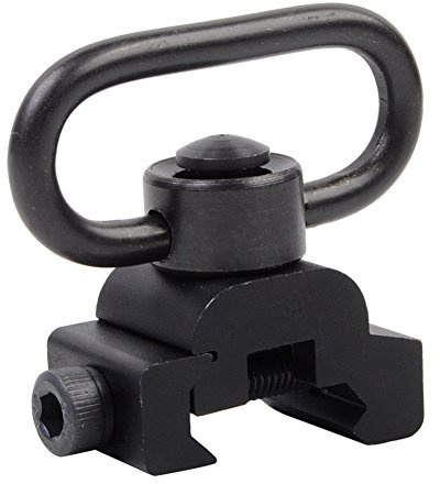 OAREA Airsoft Quick Release Detach QD Sling Swivel Tactical Military Sling Loop with 20mm Rail Mount Picatinny for Gun Rifle Shotgun