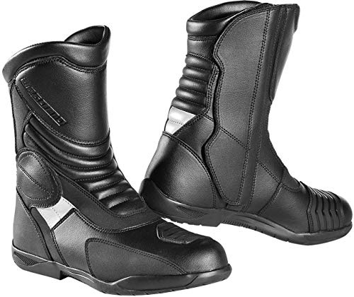 Bogotto Andamos wasserdichte Motorradstiefel, schwarz, 44