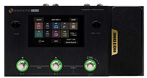 Hotone Ampero One MP-80 Gitarren-Bassverstärker, IR-Schränke, Simulation, mehrsprachige Multi-Effekte mit Expression-Pedal, Stereo, OTG, USB-Audio-Schnittstelle